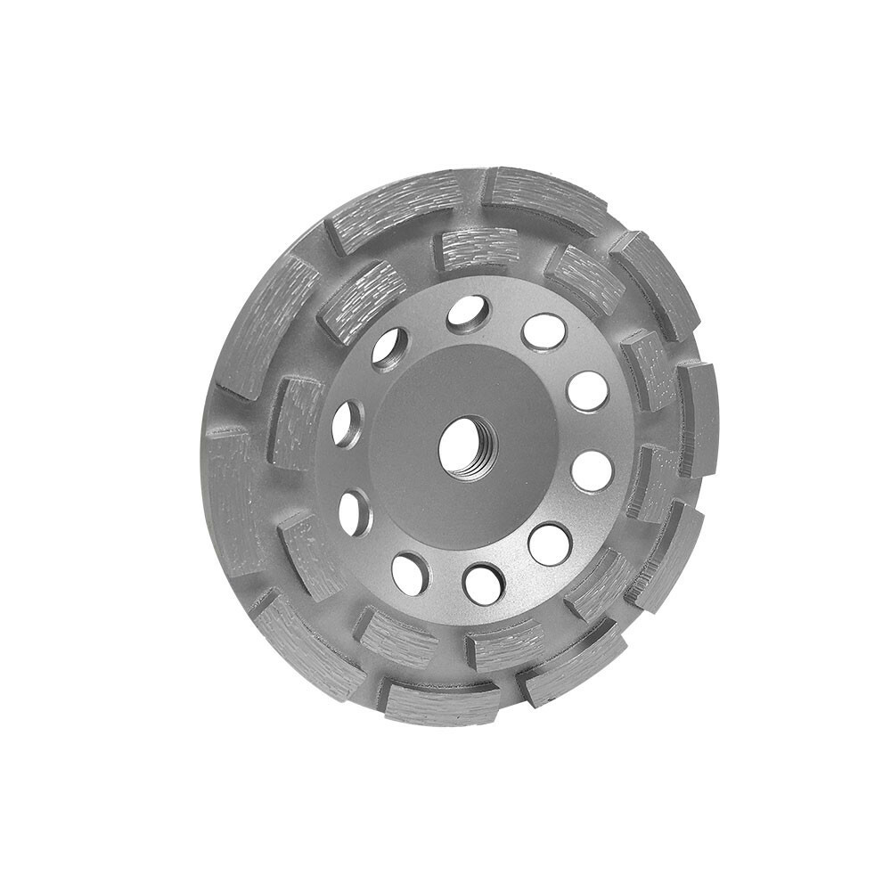 5” x 5/8”-11Concrete MasonryMarble Angle Grinder Double Row Grinding Cup Wheel