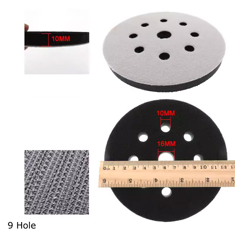 5 Inch 125mm Interface Pad Hook Loop Sanding Polishing Disc Backing Pads Cushion
