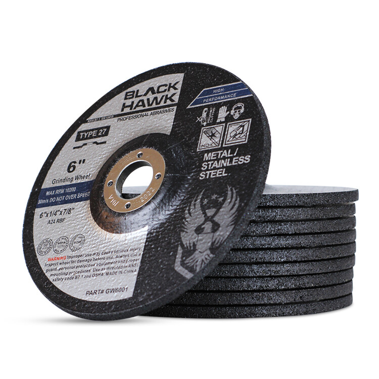 40 Pack – 6″ x 1/4″ x 7/8″ Metal Grinding Wheels T27 Discs for Angle Grinders