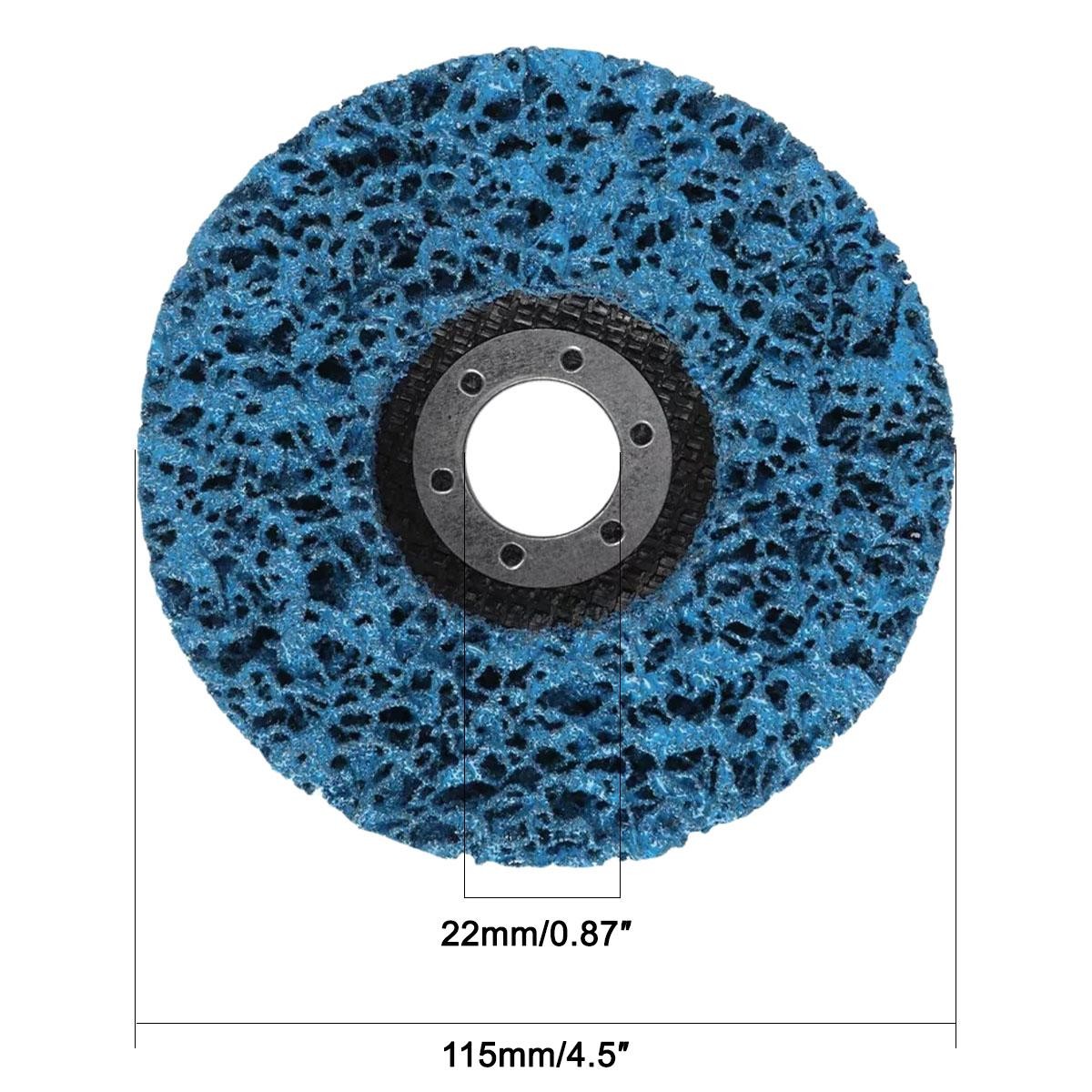 5pcs Nylon Grinding Disc 115mm for Stainless Steel Surface Preparation Work