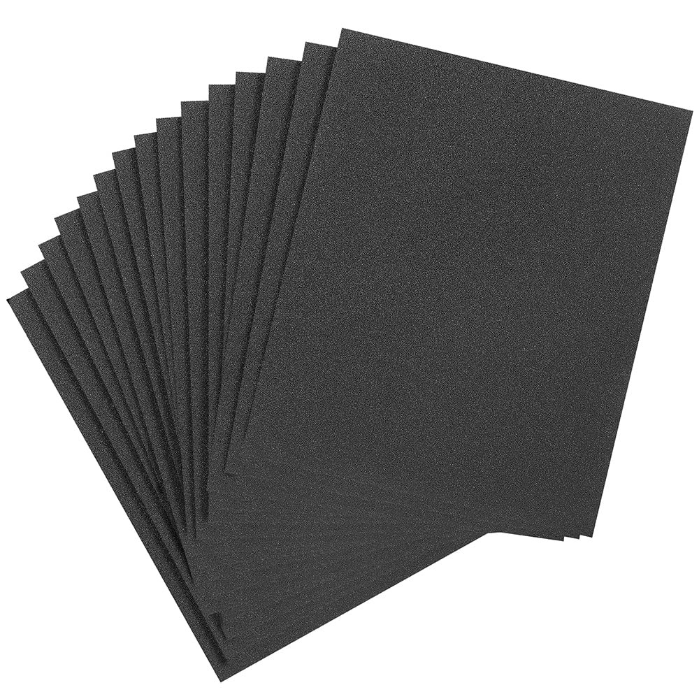 400 600 800 Grit,15Pcs Wet Dry Sandpaper Sheets, Premium Silicon Carbide Auto…