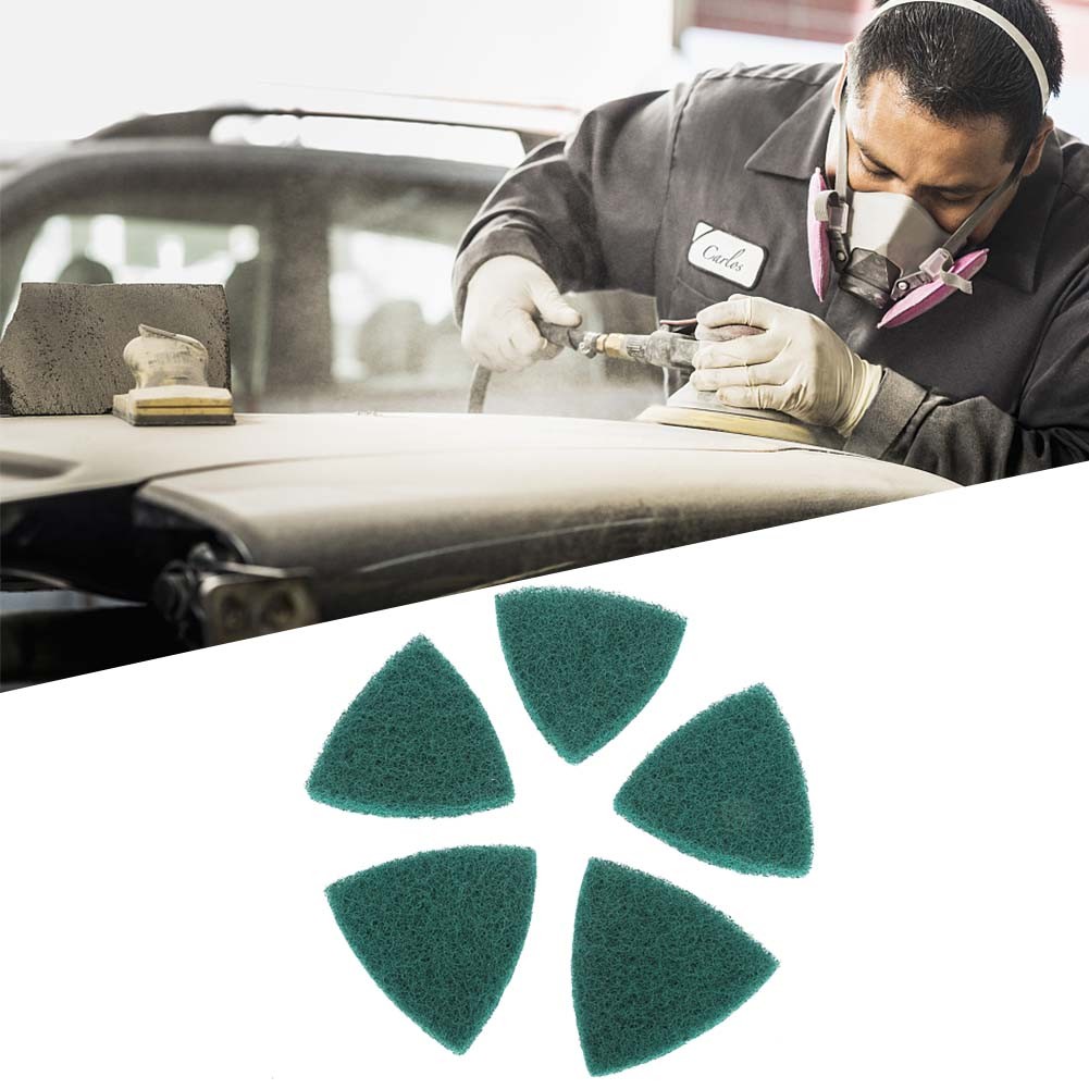 5pcs Scouring Pad Durable Self Adhesive For Grinding Machines
