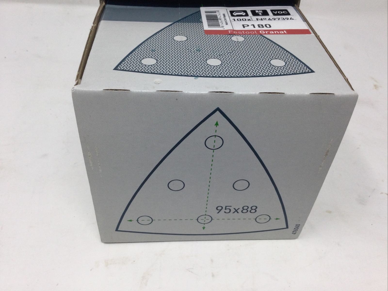 Festool 497396 P180 180 Grit Granat Abrasives Pack of (100) 95 mm X 88 mm