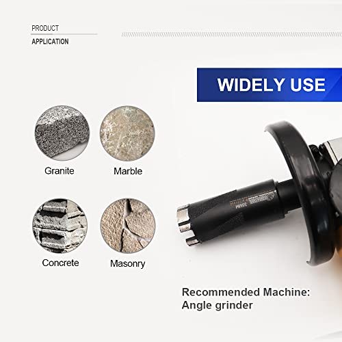 Diamond Drill Core Bits Set Diameter with 5/8-Inch-11 Thread 20 25 35 45 65mm