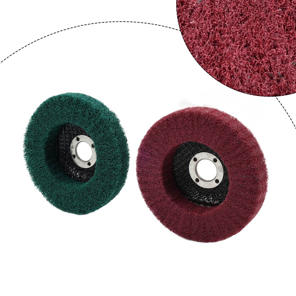 100mm Nylon Fiber Flap Buffing Wheel Polishing Grinding Disc For Angle Grinder