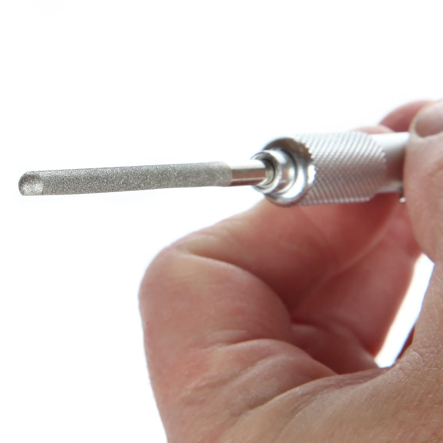 Crystal and Glass Repair File, Carbide Metal Diamond Grit Tool