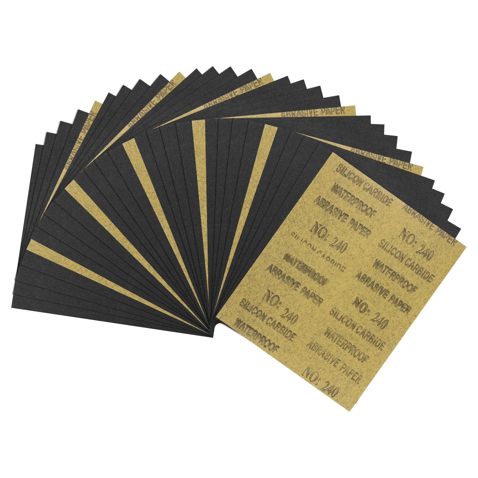 30pcs Sand Papers – [9 x 11 Inch x 240 Grits] Sandpaper Sheets for Metal Auto…