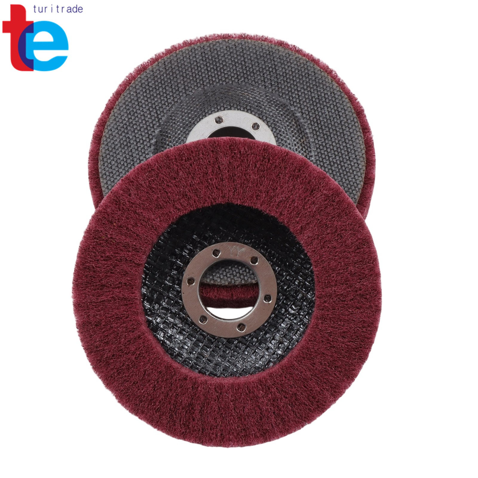 15 Pcs 4-1/2″ Scour Flap Discs 180/320/600 Grit – Paint & Rust Remover for Metal