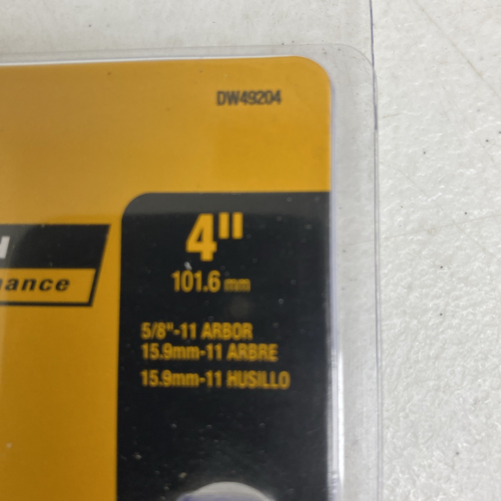 6 Pack DeWalt DW49204B, 4″ x 5/8″-11, .020, Stainless Stringer Wire Wheel Bulk