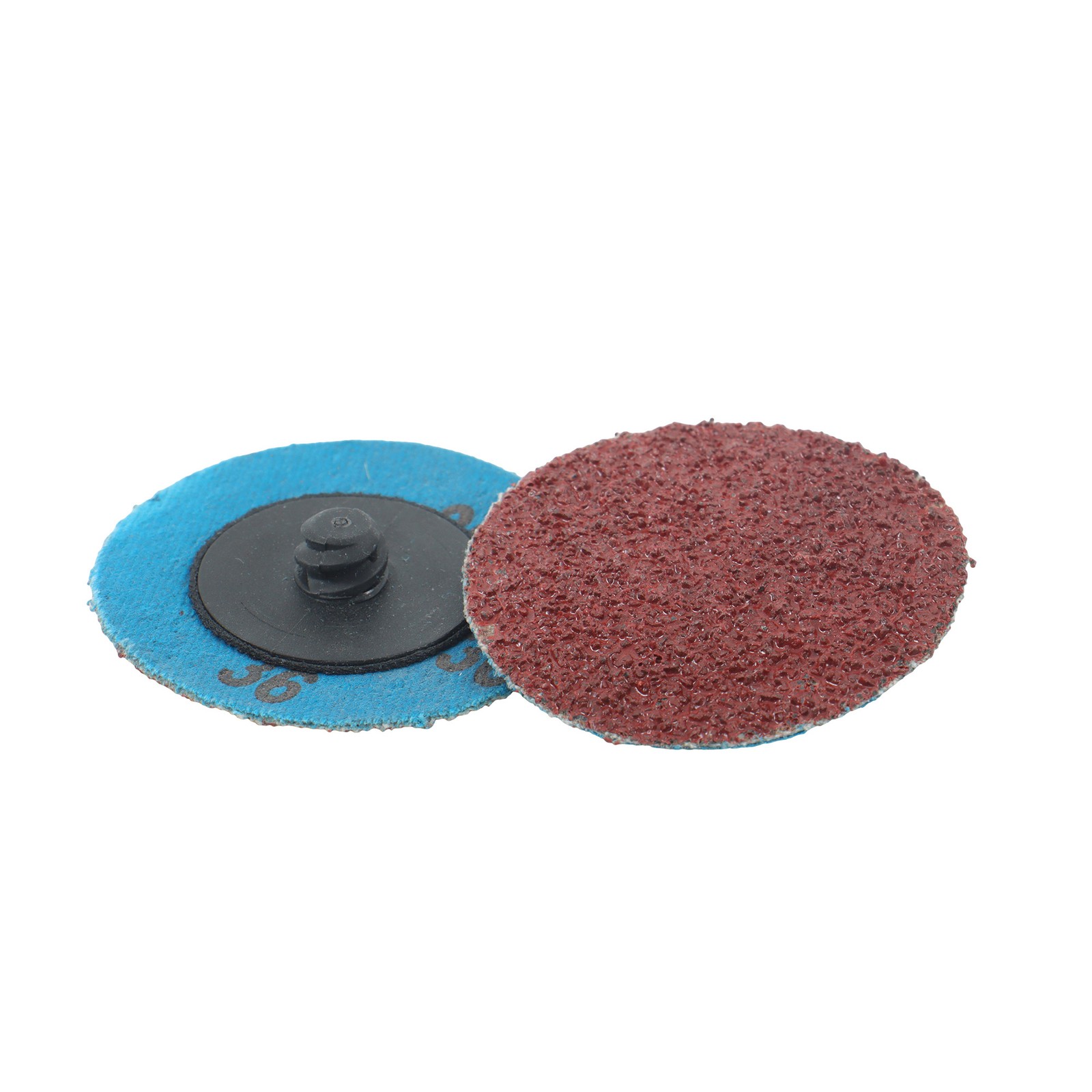 50 Pcs 2 Inch 36 Grit Aluminum Oxide Sandpaper Grinder Sanding Grinding Disc