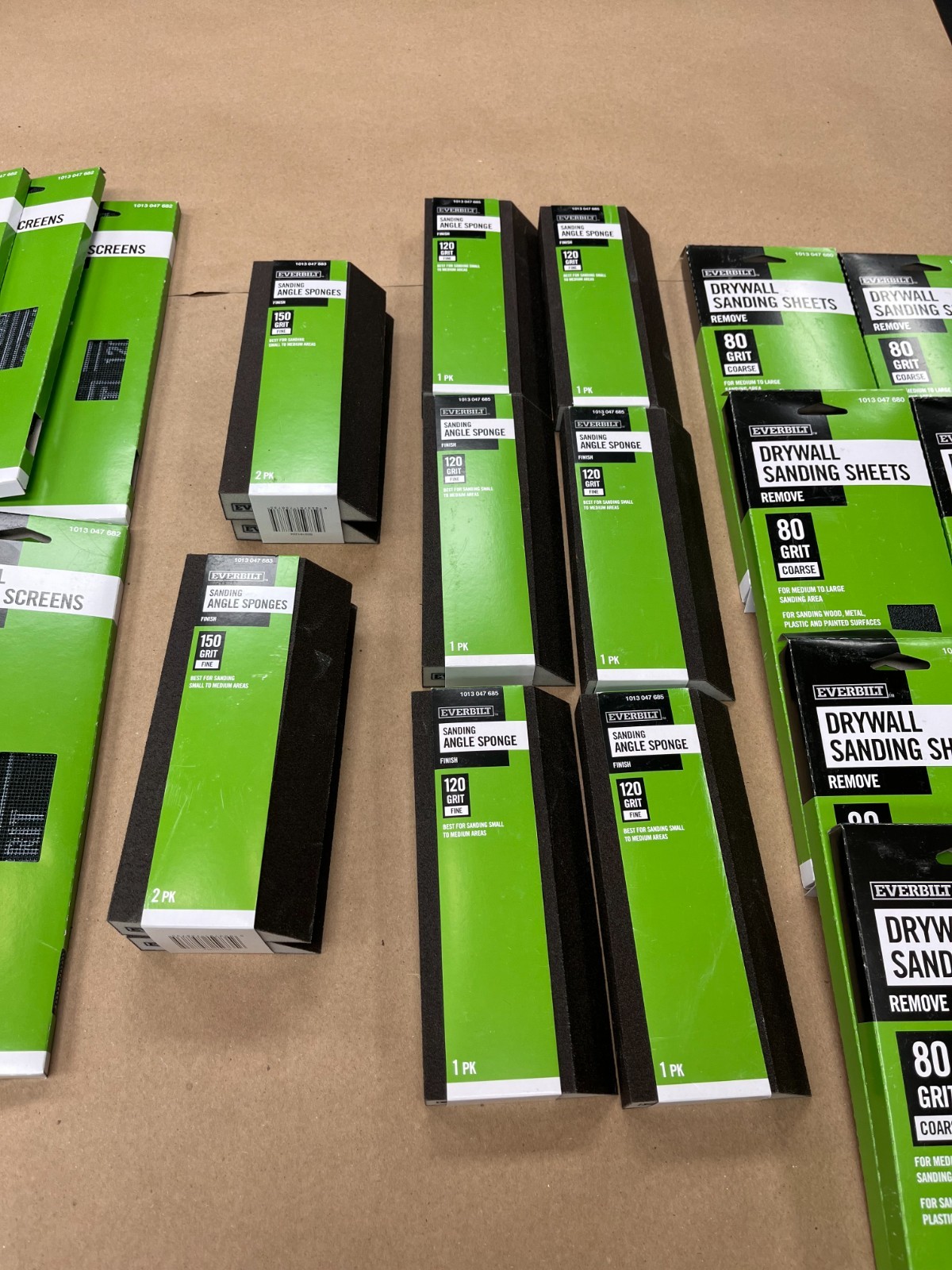 Everbilt Bulk Multiple Styles Drywall Sandpaper 71pcs total