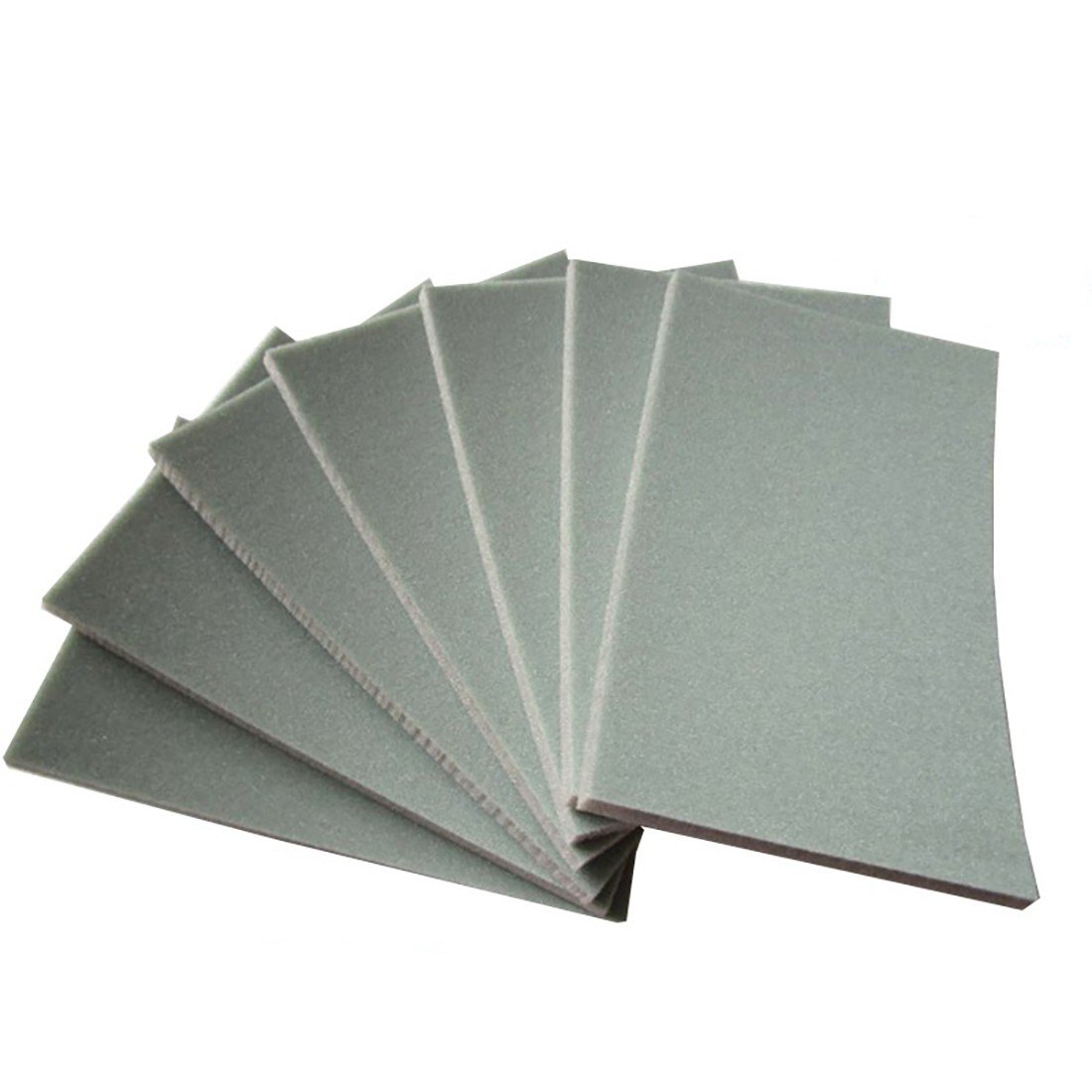 Dry & Wet Sandpaper Foam Sanding Sheets Red & Green Poli Flocking 300~3000 Grit