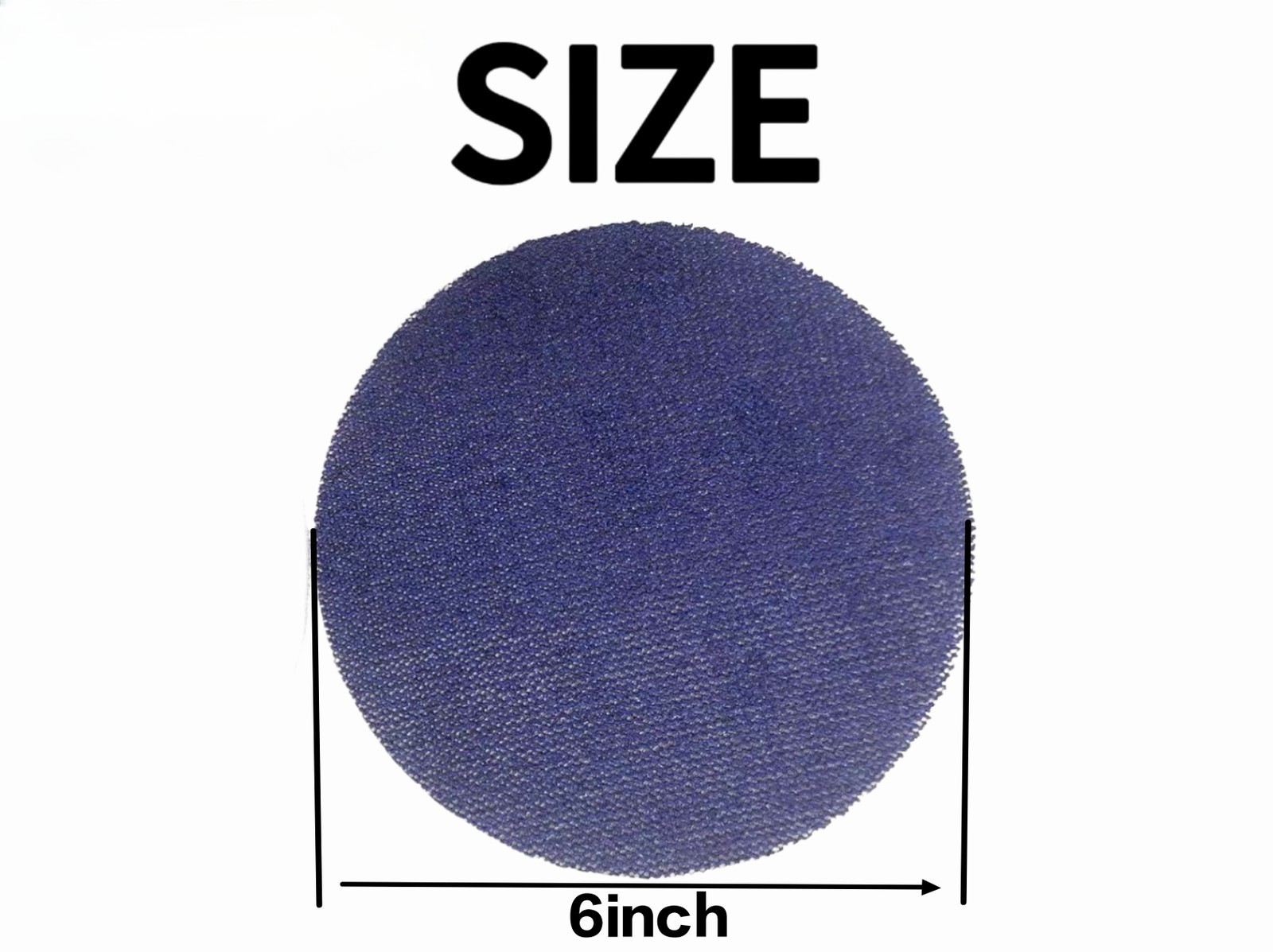 100PCS 6″(150mm) Hook&Loop Mesh Sanding Discs, P80/P120/P180/P220/P320 for Metal