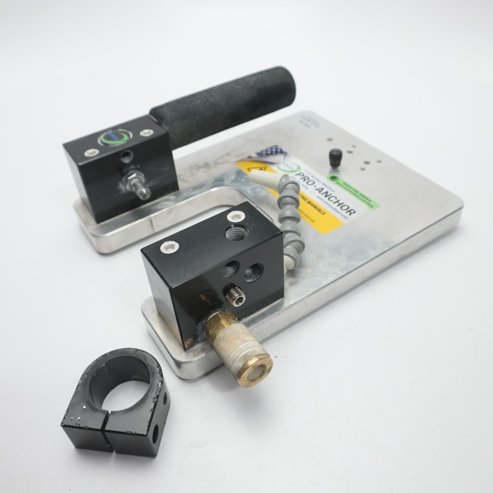 Omni Cubed Pro-Anchor T31 Granite Stone Fabrication T Slot Grinder Router Jig
