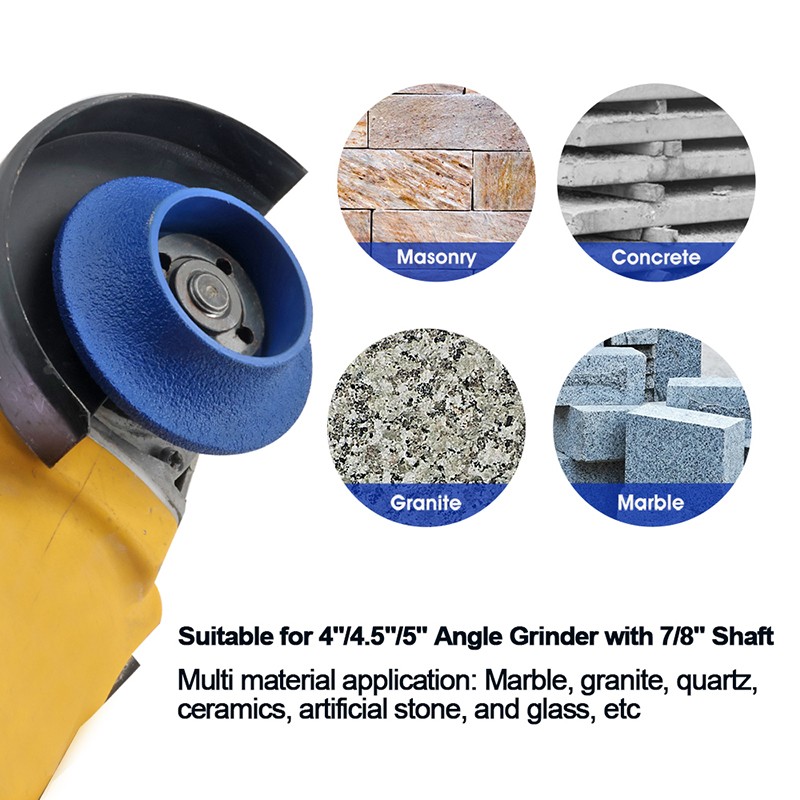 2pcs 3-3/8″ 15mm Diamond Grinding Wheel Sanding Trimming Granite Marble Ceramic