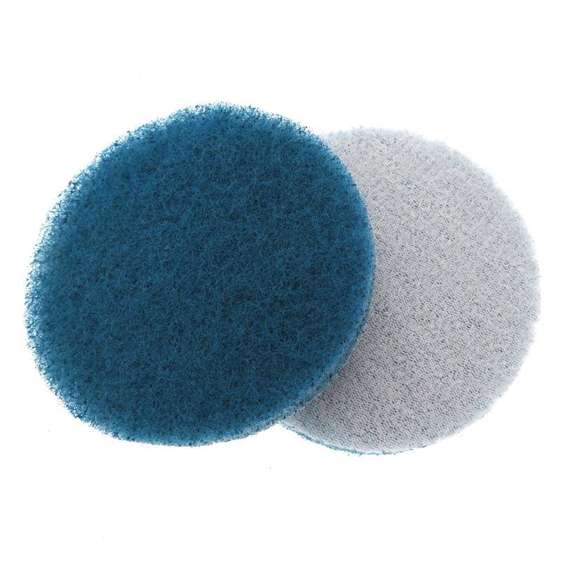 1″-7″ Flocking Sanding Discs Nylon Fiber Scouring Pads Hook & Loop Scouring Pad