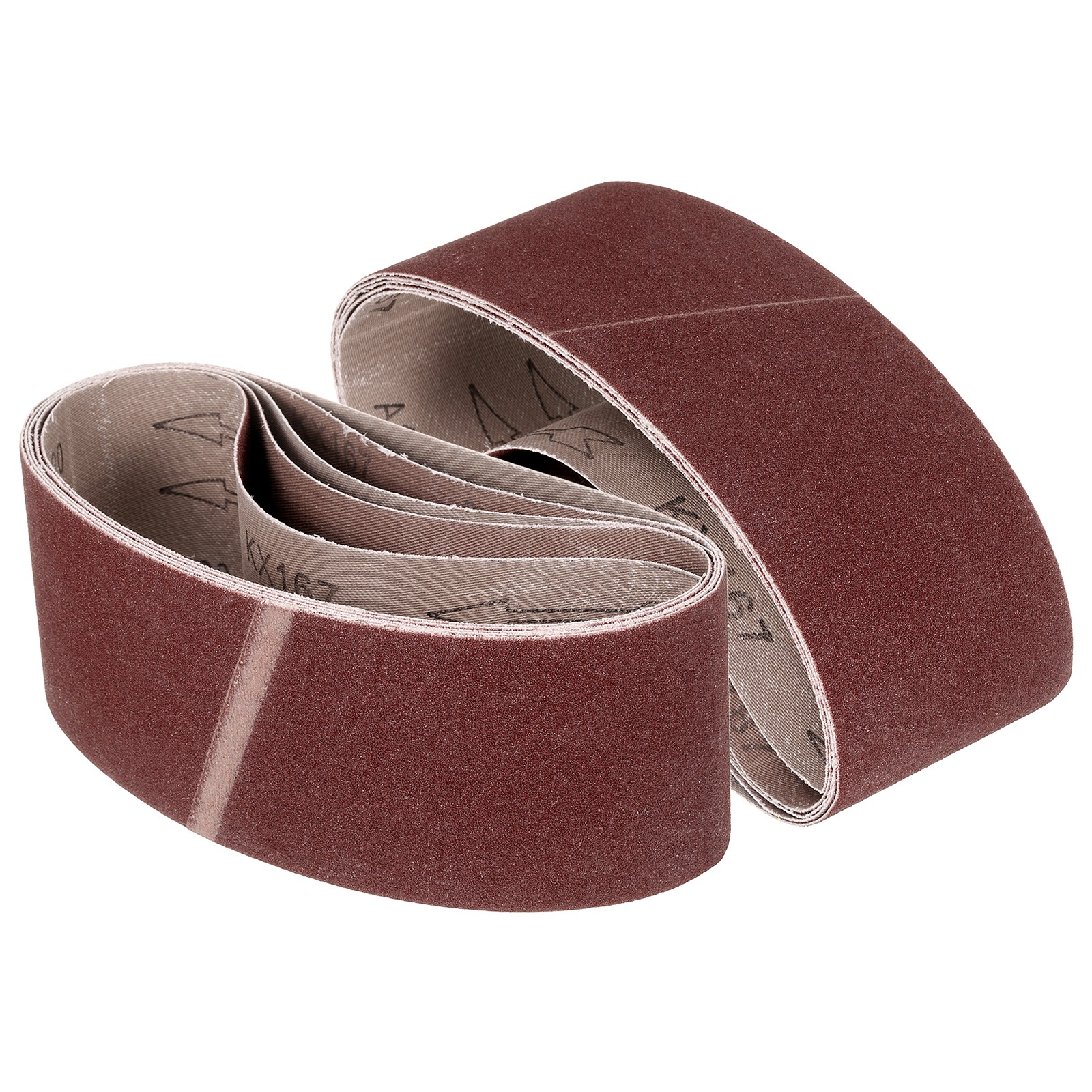 3″ x 18″ Sanding Belt Set,12 Piece 60/80/120/180/240/400 Grit for Knife