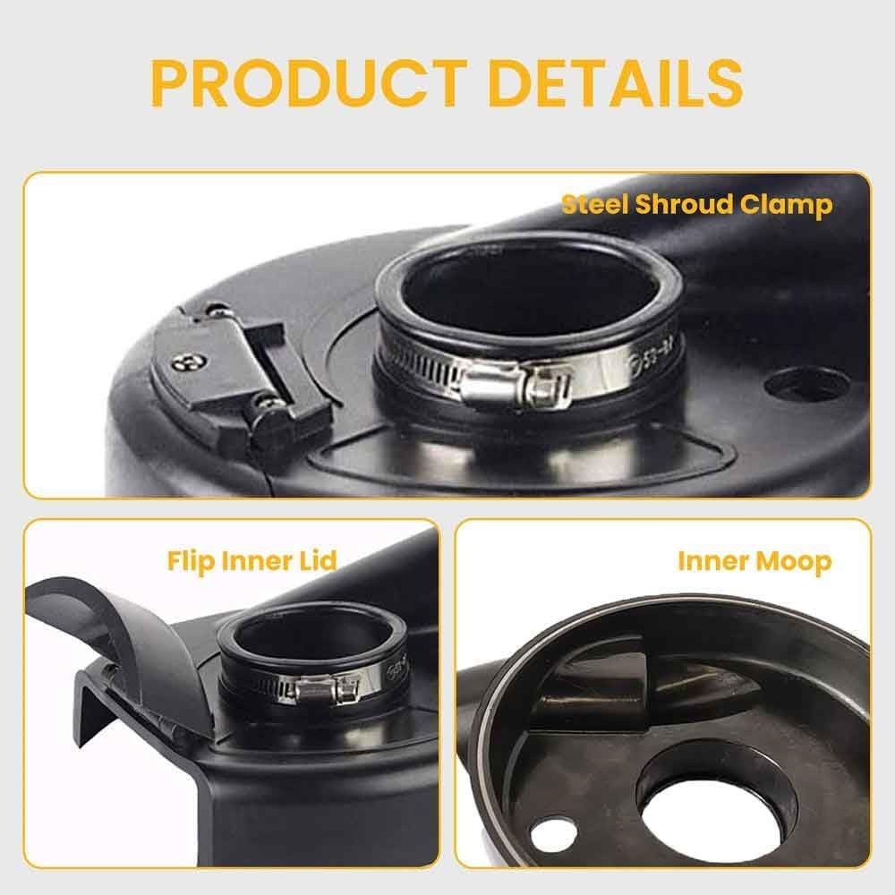 Universal 7-Inch Dust Shroud for Angle Grinders – Effortless Surface Polishing