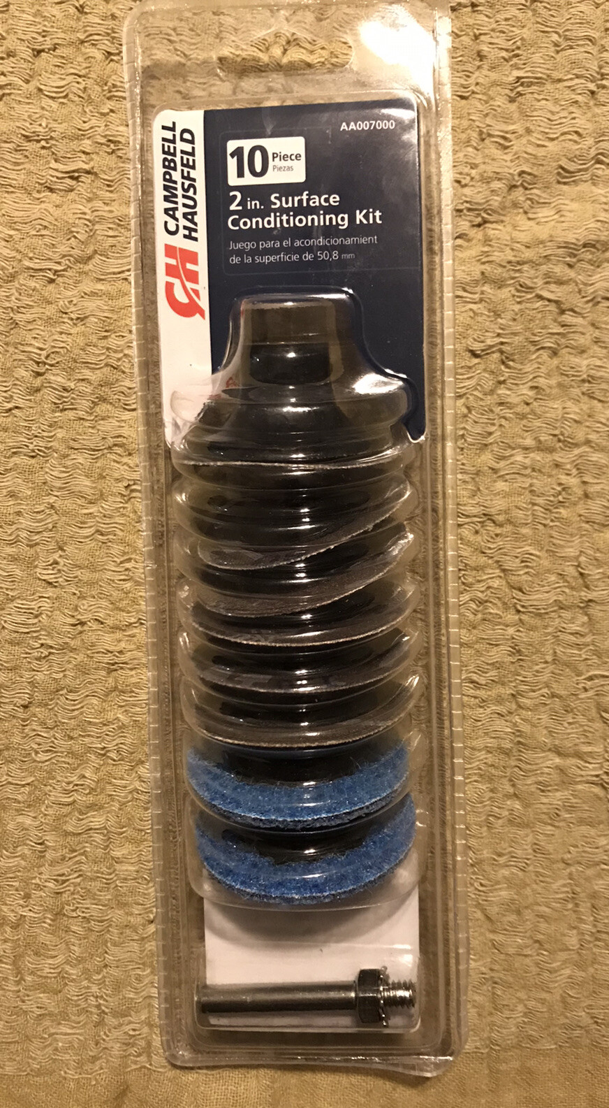 Campbell Hausfeld 10pcs surface prep air tool kit. AA007000