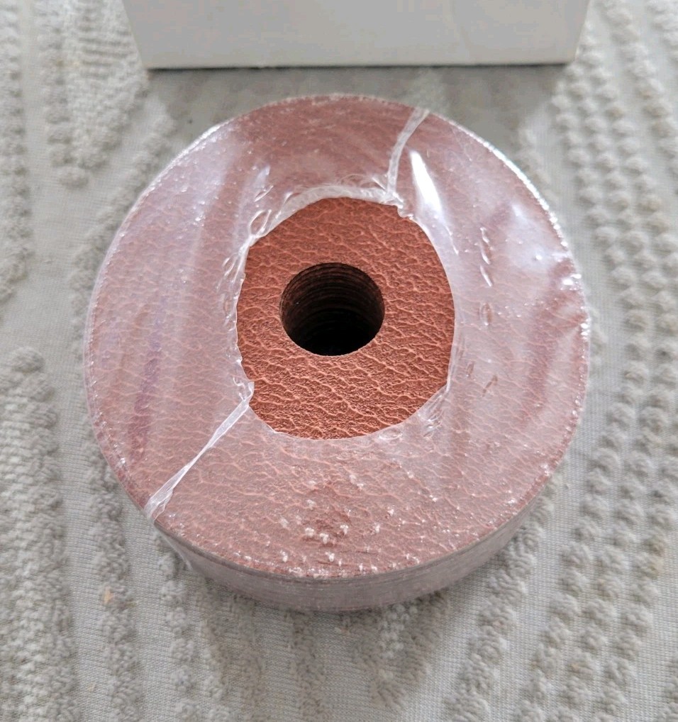 Pack of 25 | 4-1/2” x 7/8” 80 Grit A/O Resin Fiber Sanding and Grinding Disc