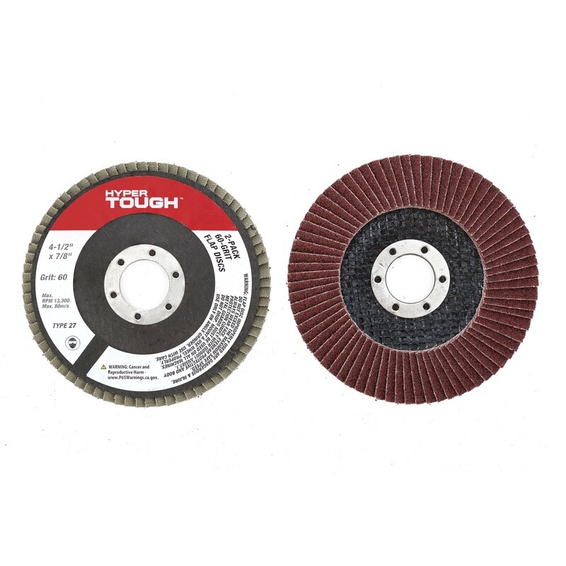 80 Grit Flap Discs 4 Pack Abrasive Material Angle Grinders Multi-Purpose Use