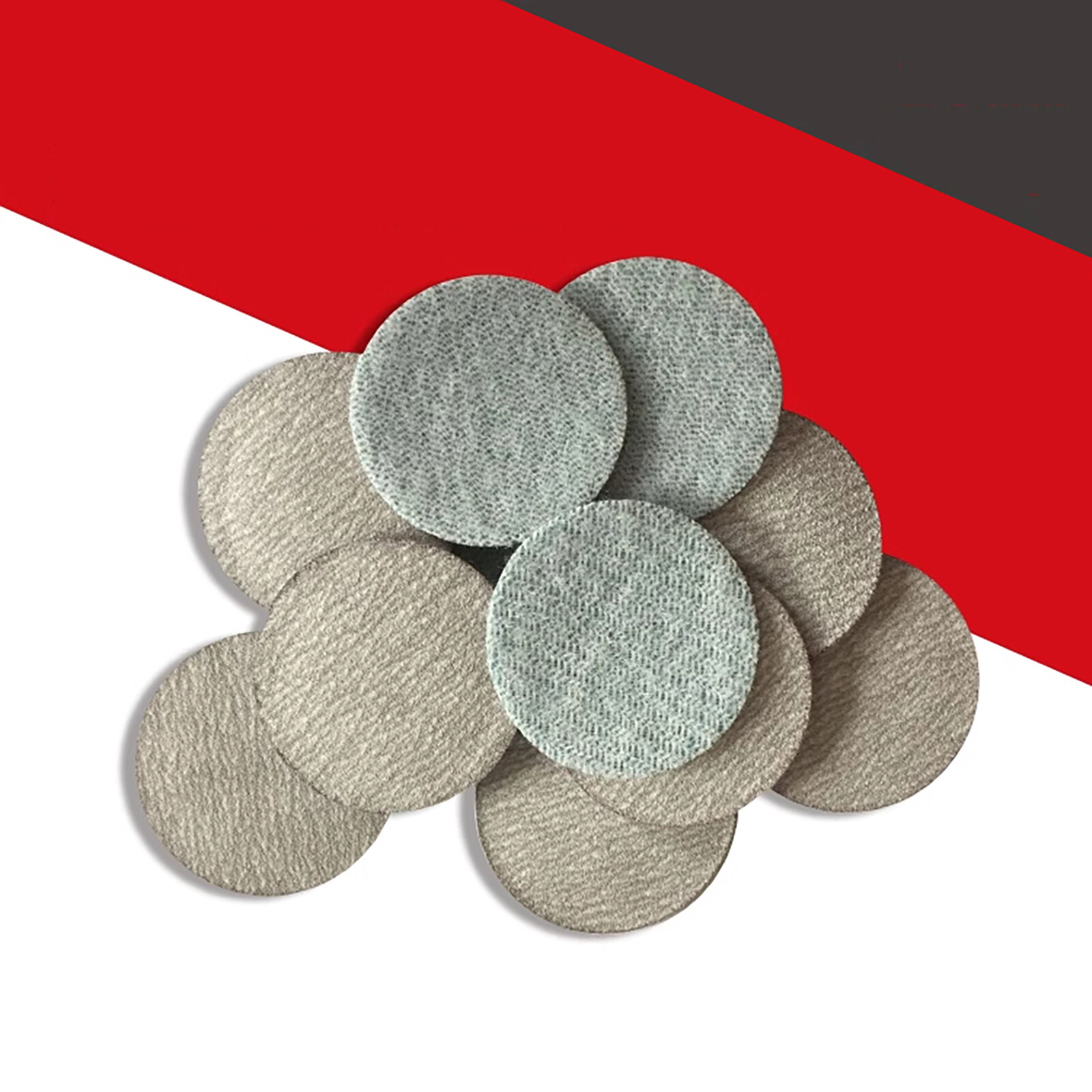 60-1000 Grit 1 inch Round Sandpaper Sanding Disc 25mm Dry Flocking Disc No holes