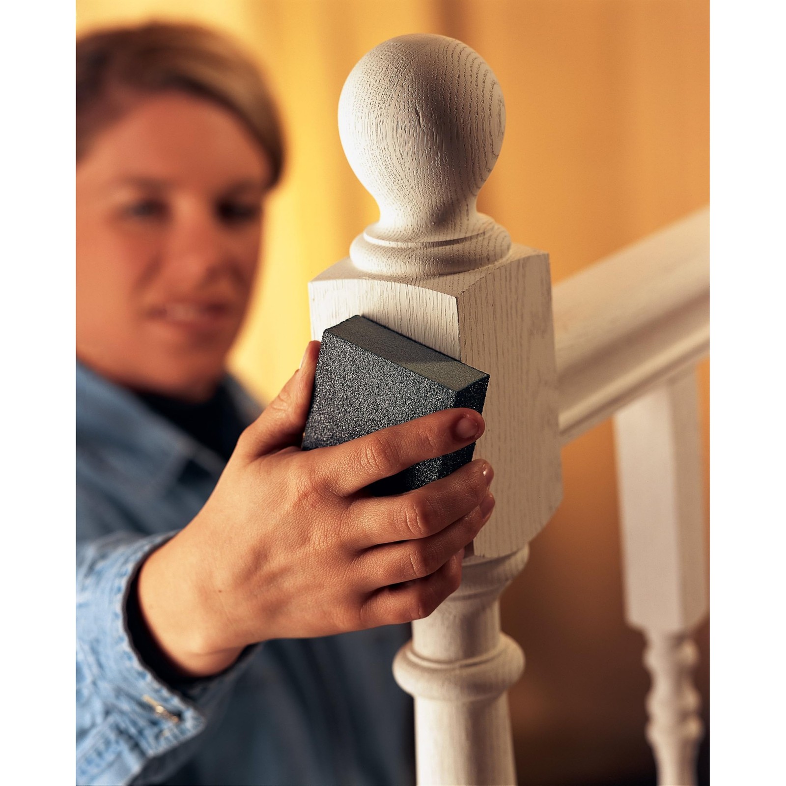 3M Sanding Sponge Block, 12-Pack, Medium Grits, 3-3/4 in x 2-5/8 in, Designed Fo