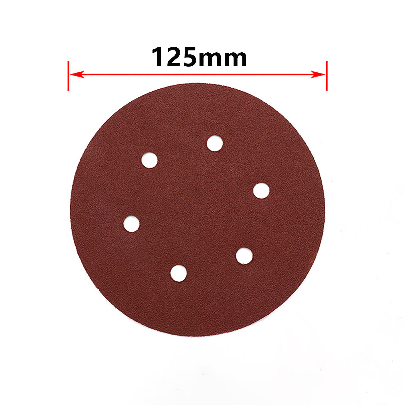 5 inch Sanding Discs 6 Hole Sandpaper 40/60-800 Grit Orbital Sander Pads 125mm