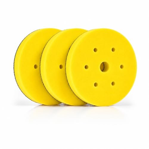 Classic Motoring 5″ Heavy Cut Foam Pads (3-Pack) – Maximum Correction & Defect