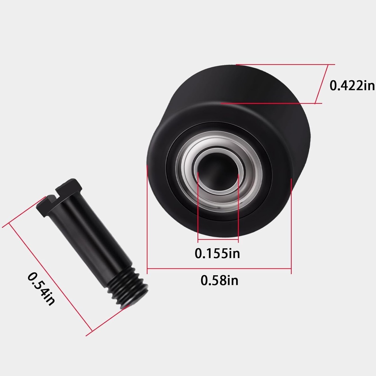 For 3M 33583 3/8 In Replacement Contact Wheel 33573 & 33575 File Belt Sanders