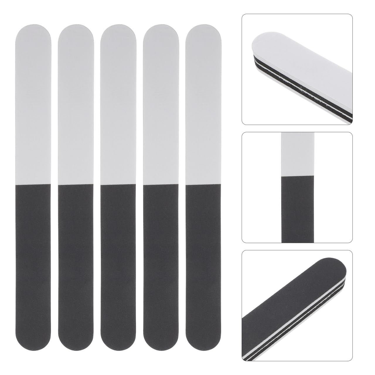 Multipurpose Sanding Sticks 5-Piece Set Double-Sided Polishing Bars with Various