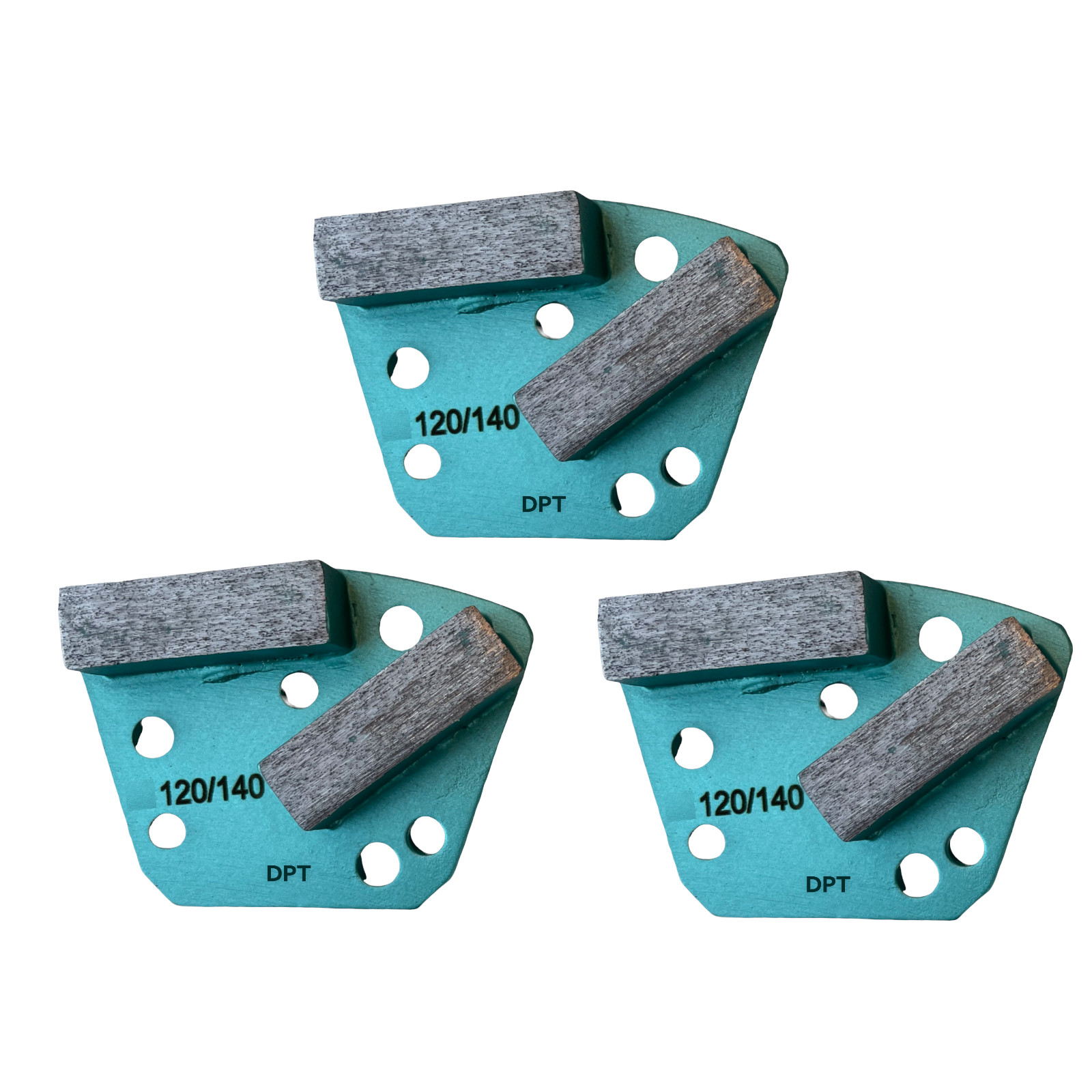 18 Pack Diamond Grinding Discs for Bolt-on Concrete Floor Grinders Medium Bond