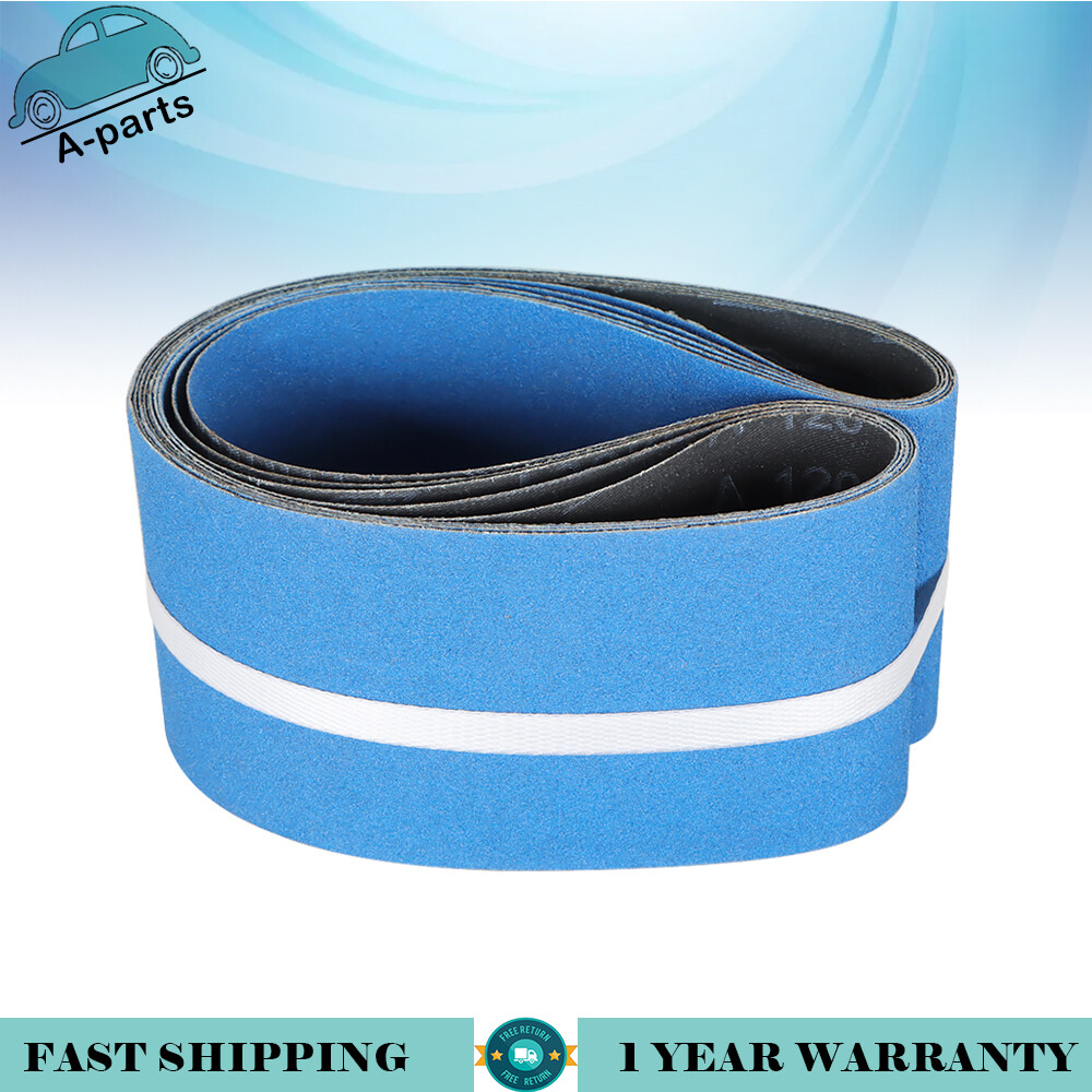 5 – PACK, 4″ X 36″, 120-GRIT PREMIUM ZIRCONIA, X-WEIGHT SANDING BELTS