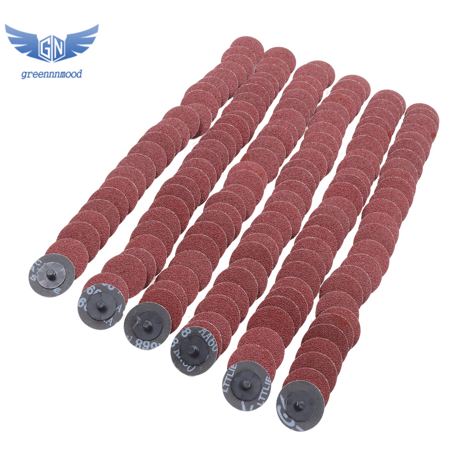 150 Pieces 2 Inch Sanding Discs 60 Grit Twist lock Die Grinder Sanding Disc