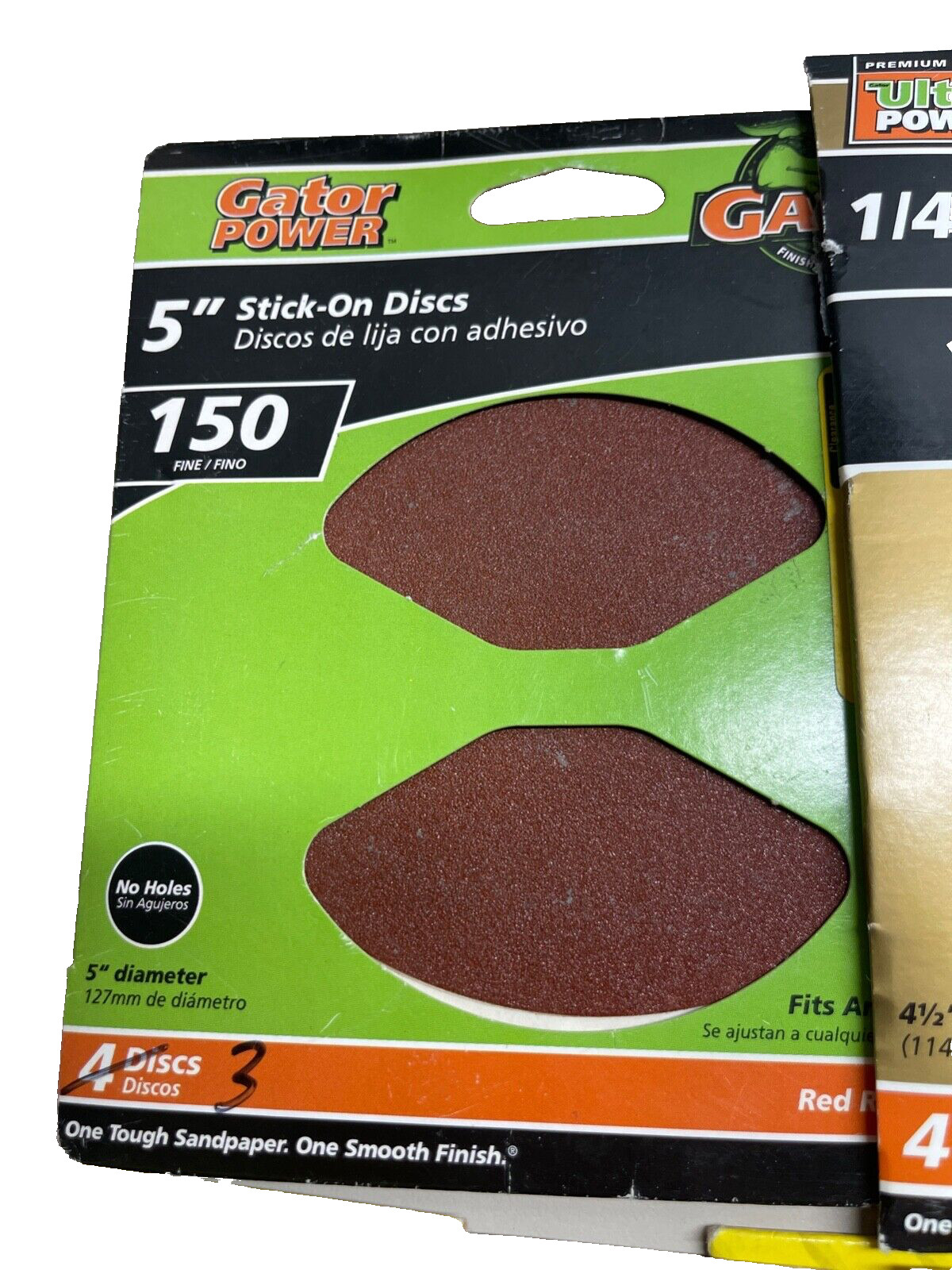 Gator 5″ Stick-On Sanding Discs 150 / 120 Grit + 2 Pack Cleaning / Preparation