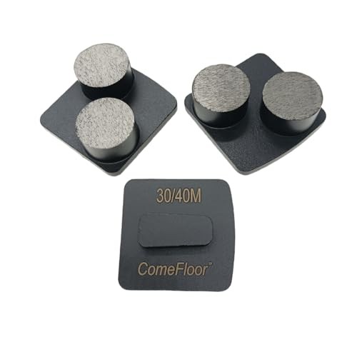 Redi-Lock Concrete Floor Preparation Disc, Diamond Metal 30/40 Grit Medium Bond
