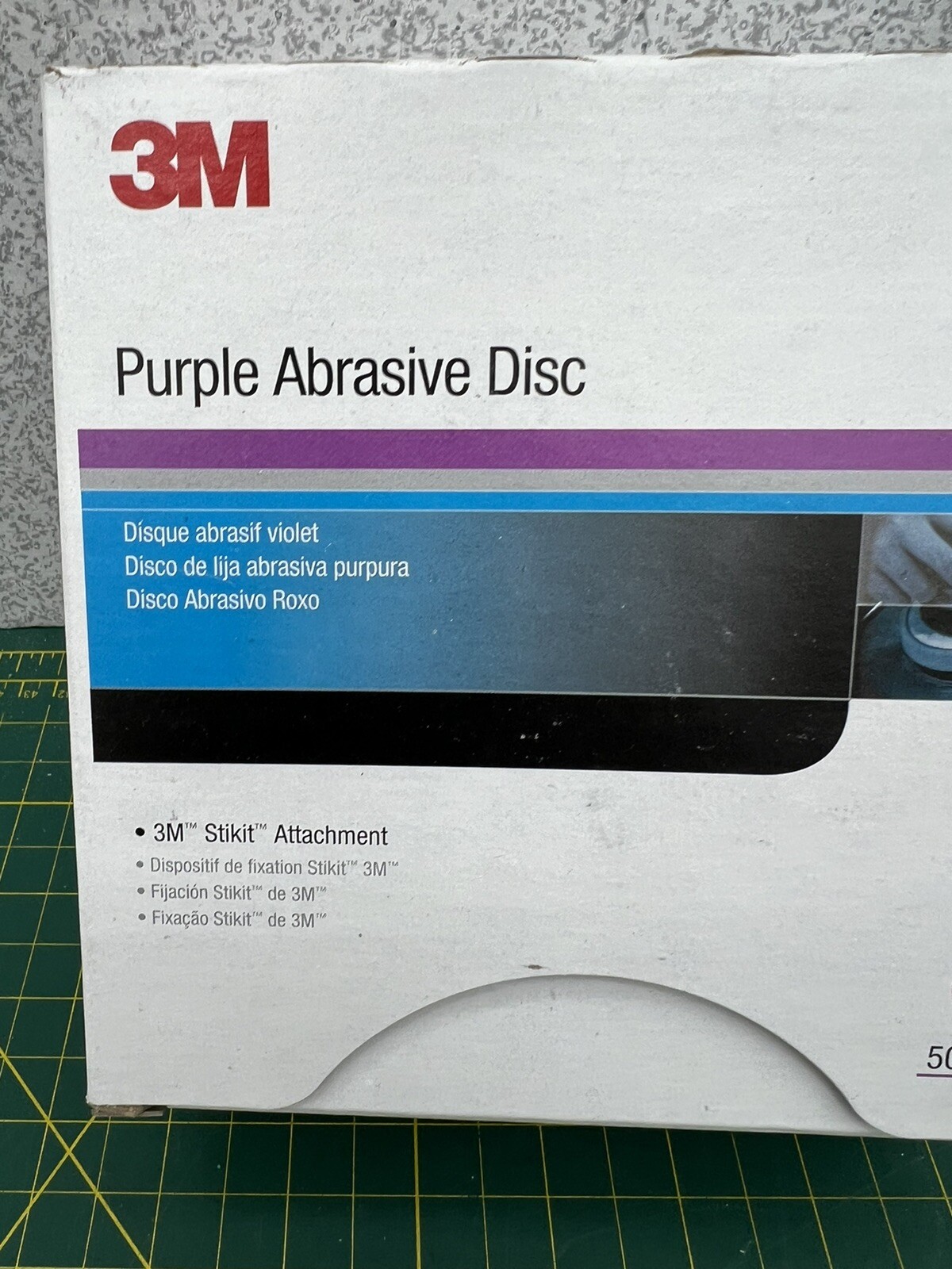 3M 00374 Imperial Purple Stikit Disc, 6 in, 36E, 50 Disc Box – NEW!