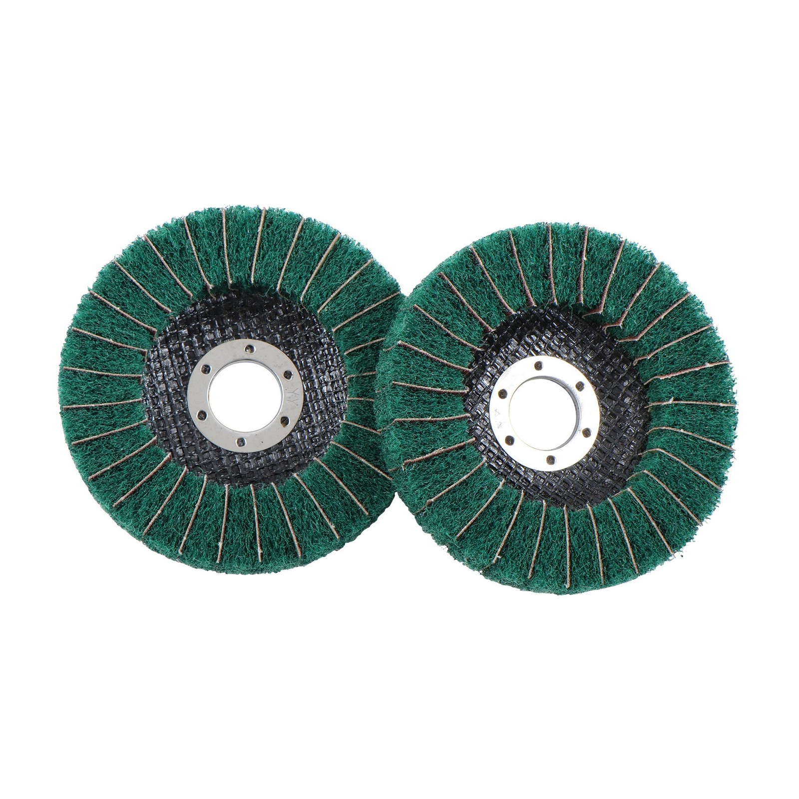 10 Pack: 4-1/2″ x 7/8″ Scour Flap Discs Grinding Sanding Discs (120 & 240 Grit)