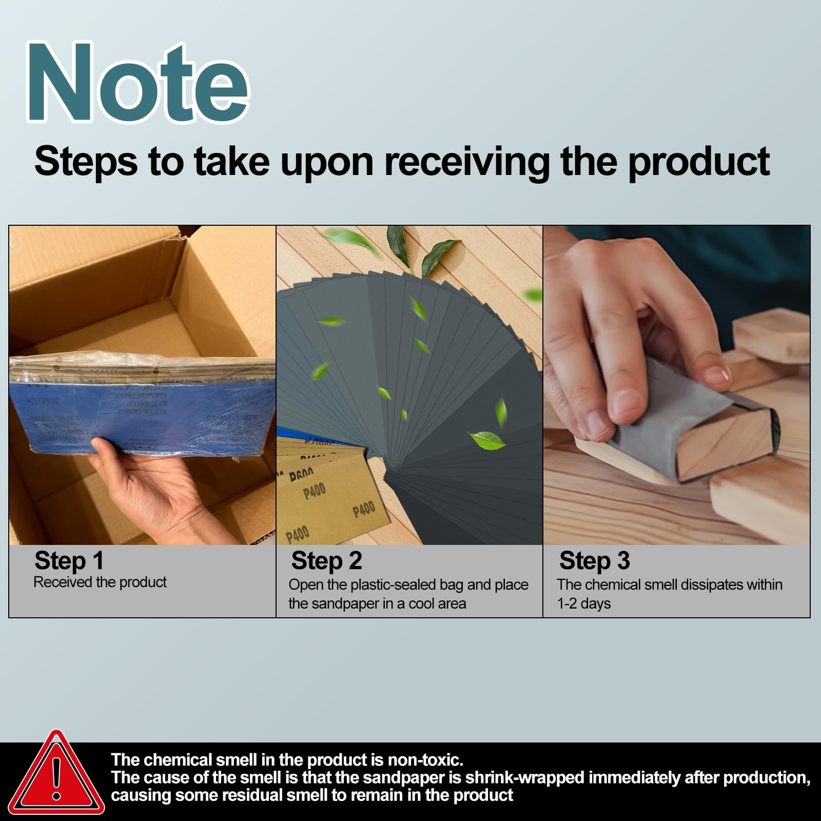 Wet Dry Sandpaper 72 Pack Multi Grit 400 3000 for Automotive Wood Finishing NEW