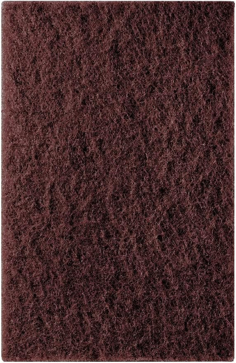 285MRN-20 6-Inch by 9-Inch Non-Woven Industrial Strength Hand Pads, Maroon, 20-P