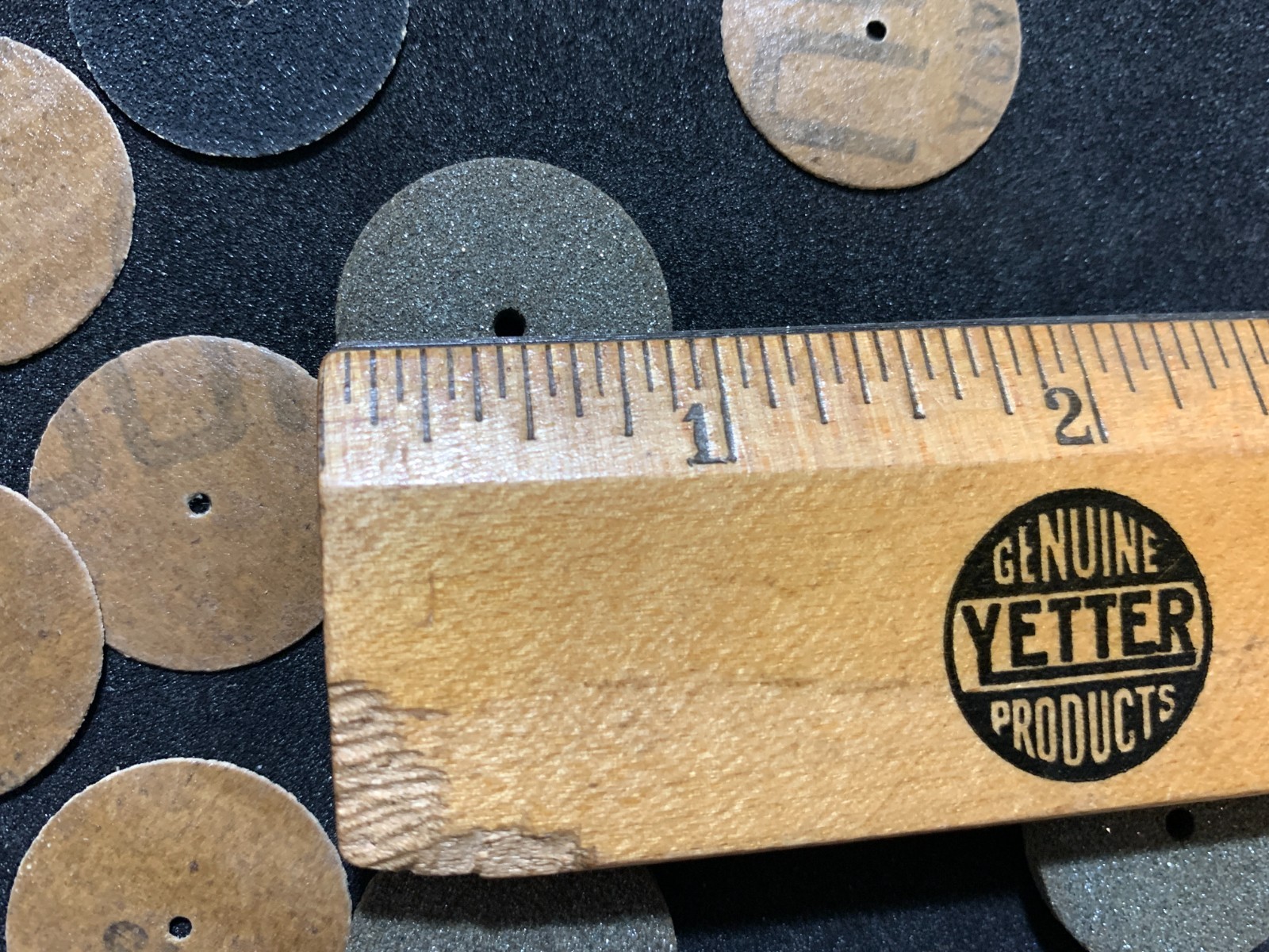 VTG 600 Craftsman Porcelain and Gold Silicon-Carbide Paper Discs 7/8″ Mix in box