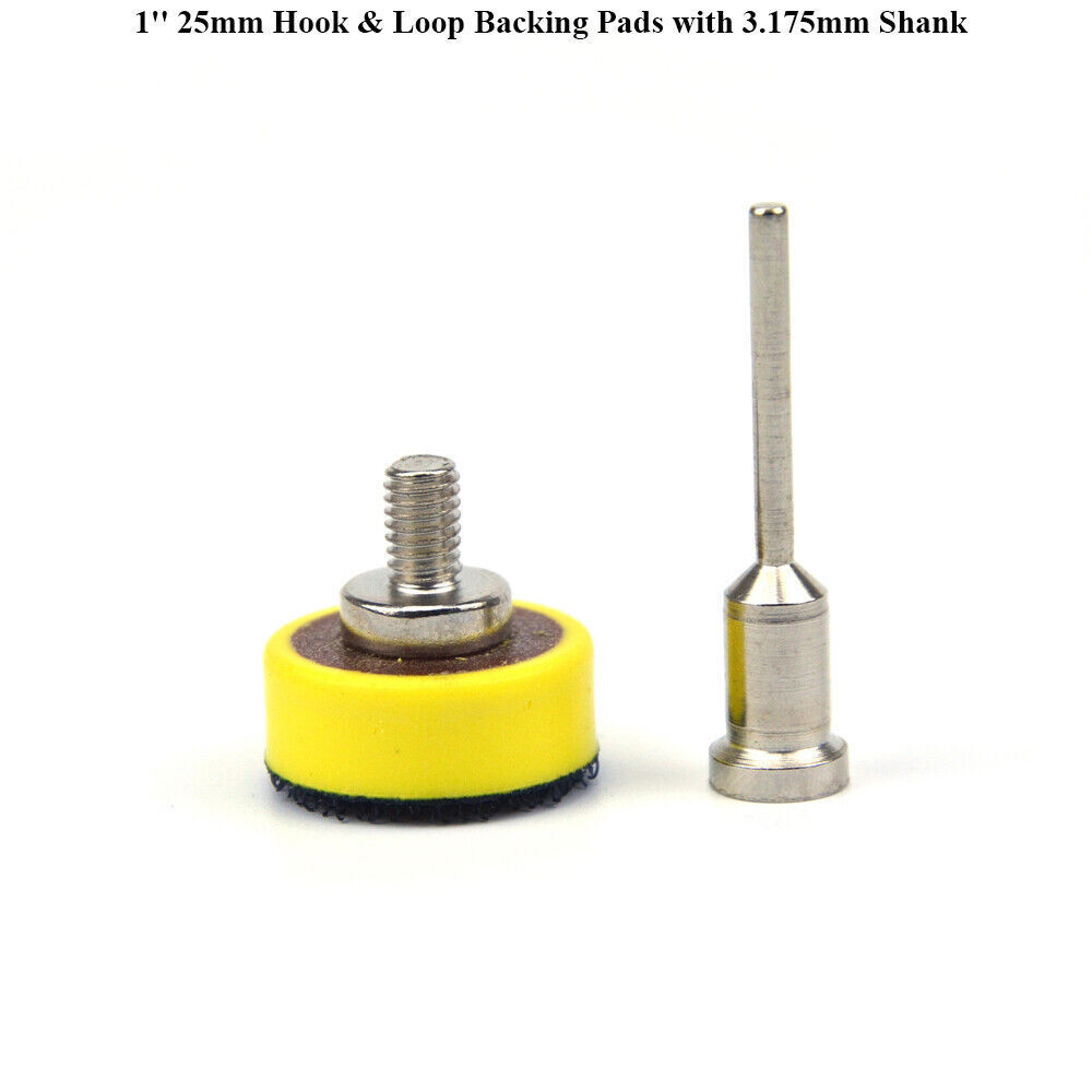 1” 25mm Hook & Loop Backing Backed Pads Plate for Sanding Polishing Sander Disc