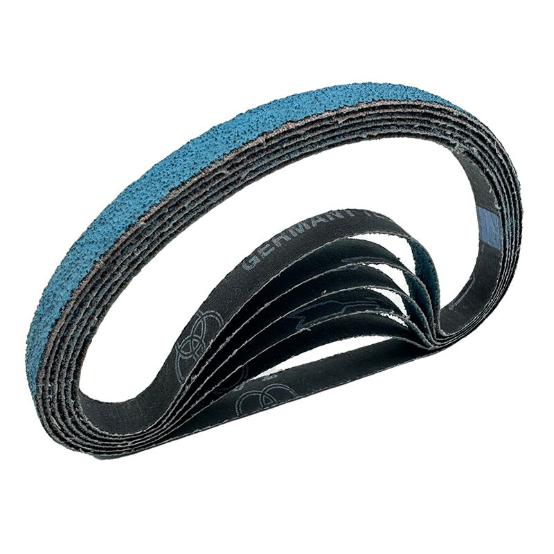 10Pcs 1/2 x 18 Premium Zirconia Sanding Belts For Belt Sander 60 120Grit Sanding