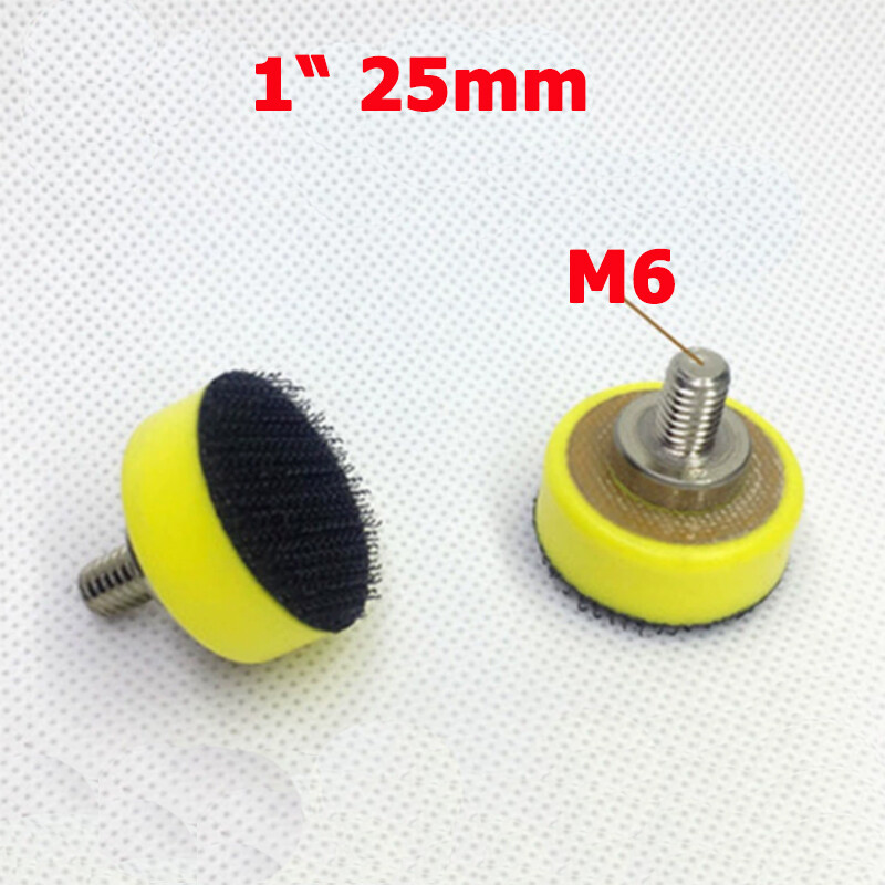 1″ – 6″ Hook Loop Sanding Polishing Backing Disc Pad M6 M8 Thread for Air Sander