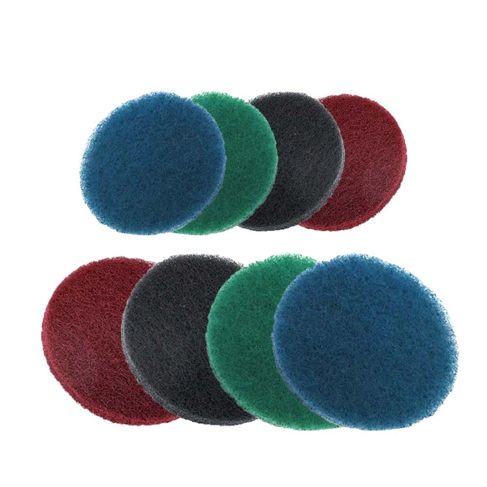 75/100mm Scouring Sanding Disc Hook & Loop Abrasive Cleaning Pads 240-3000 Grit