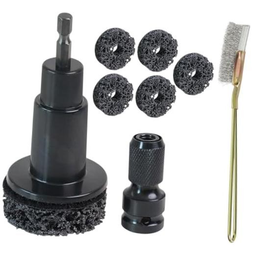 Wheel Hub Stud Cleaning Tool Kit Rust Removal Disc for Impact Wrench Drill |