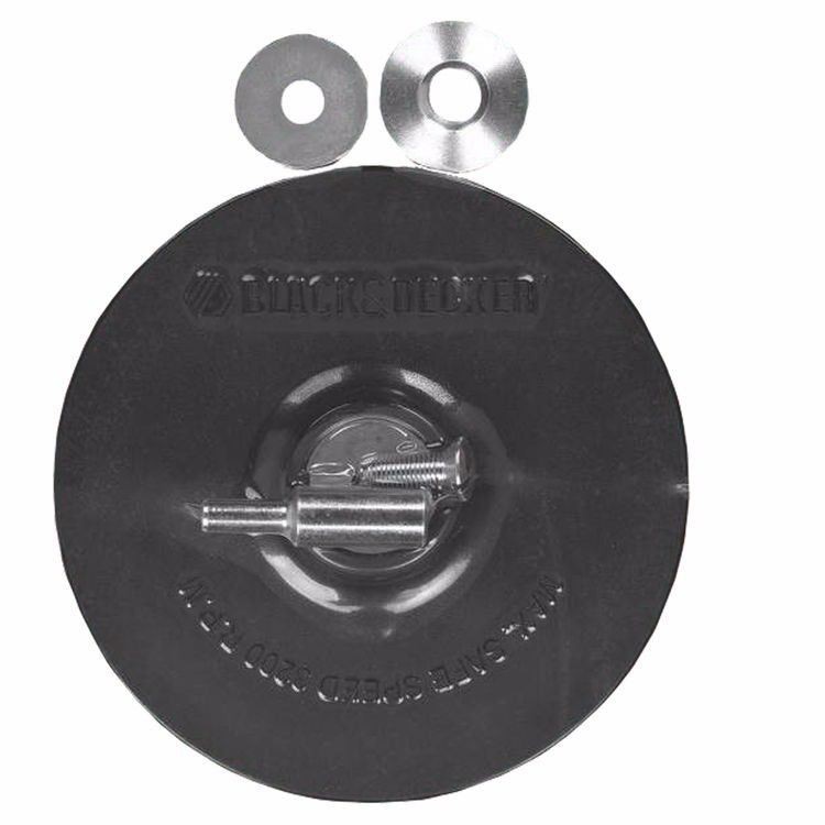 Black & Decker U1302 5″ Backing Pad with 1/4″ Attached Shank 2PKS