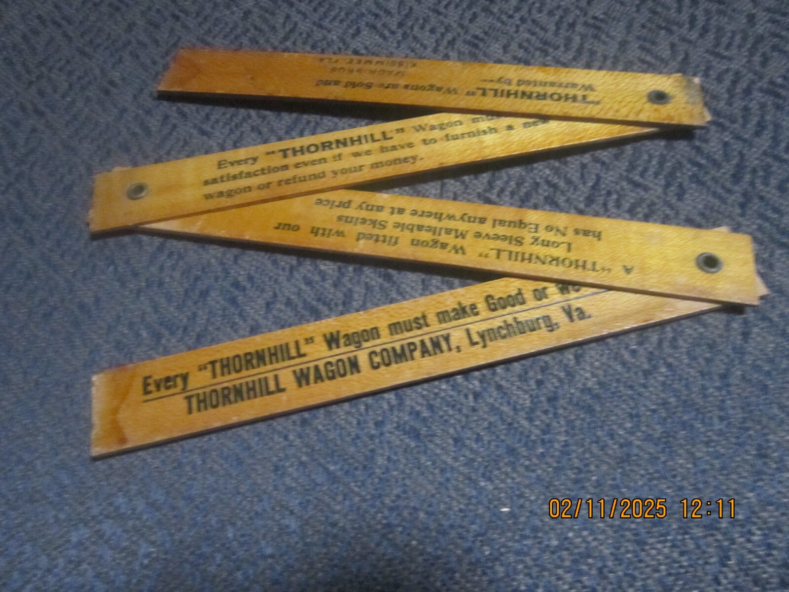 Vintage 24 Inch Folding Wooden Rule, Please Read Listing, No Returns