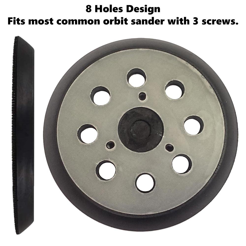 Random Orbit Sander Hook & Loop Pad 5″ Makita 743081-8 324-209 2/PACK – RSP27-K
