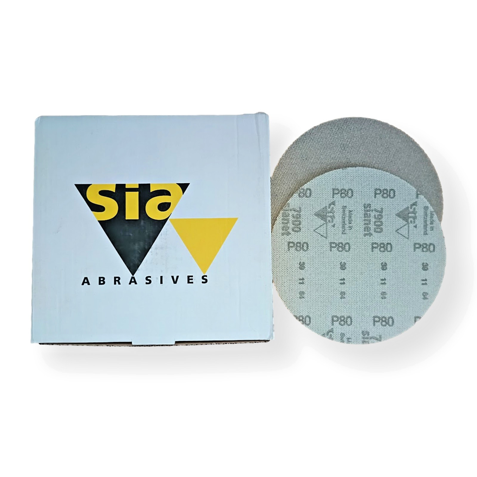 SIA Net Backed Abrasives 7900 Sianet 80 Grit 150mm (6″) Sanding Discs 50 Pk Mesh